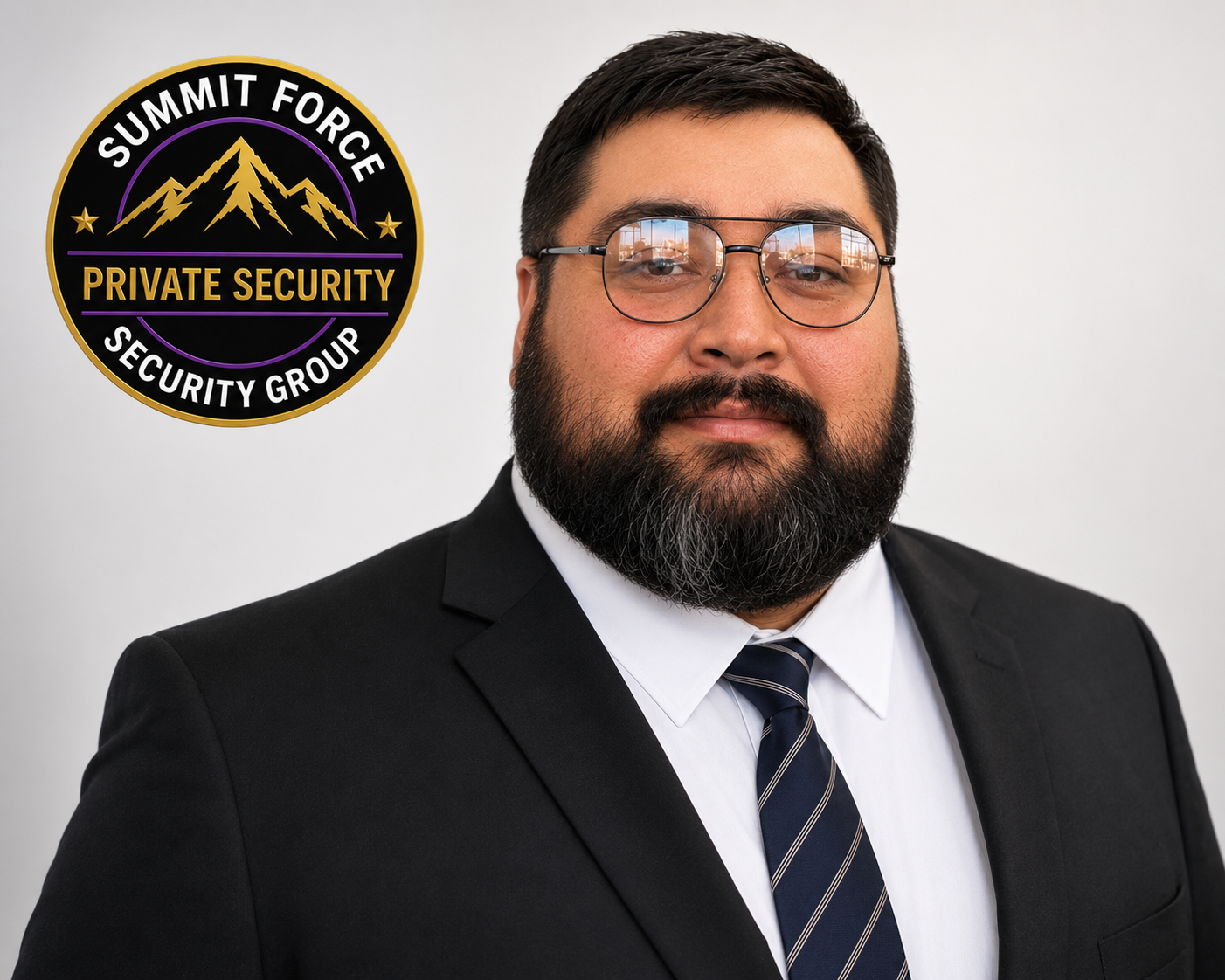 Brandon Muse, security officer with Summit Force Security Group, Sacramento